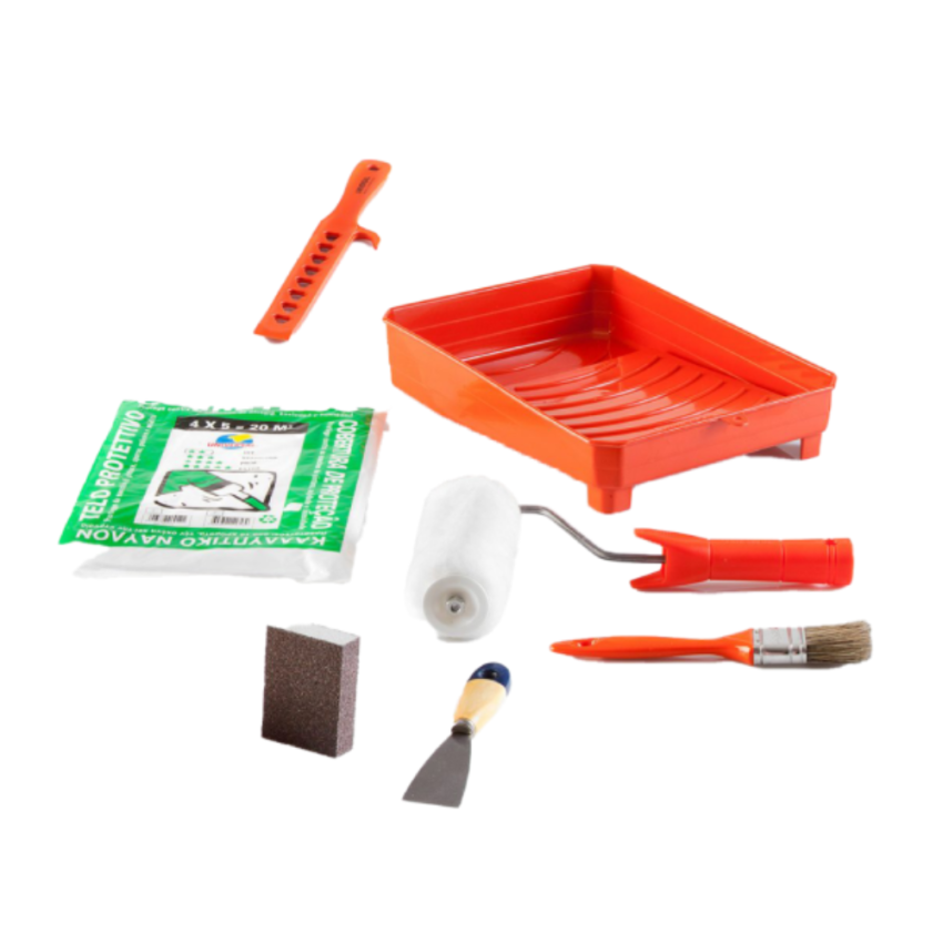 ARCO IRIS Painting Set (roller+brush+spatula+tray)
