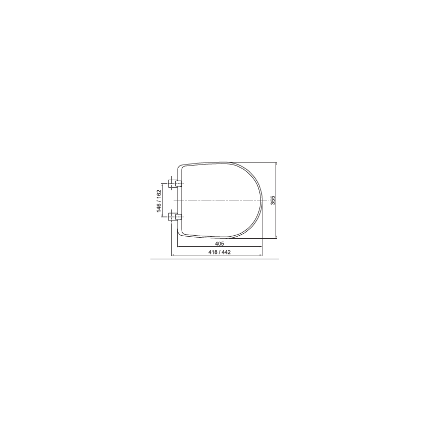 Sanita ABS IMAGE white lid