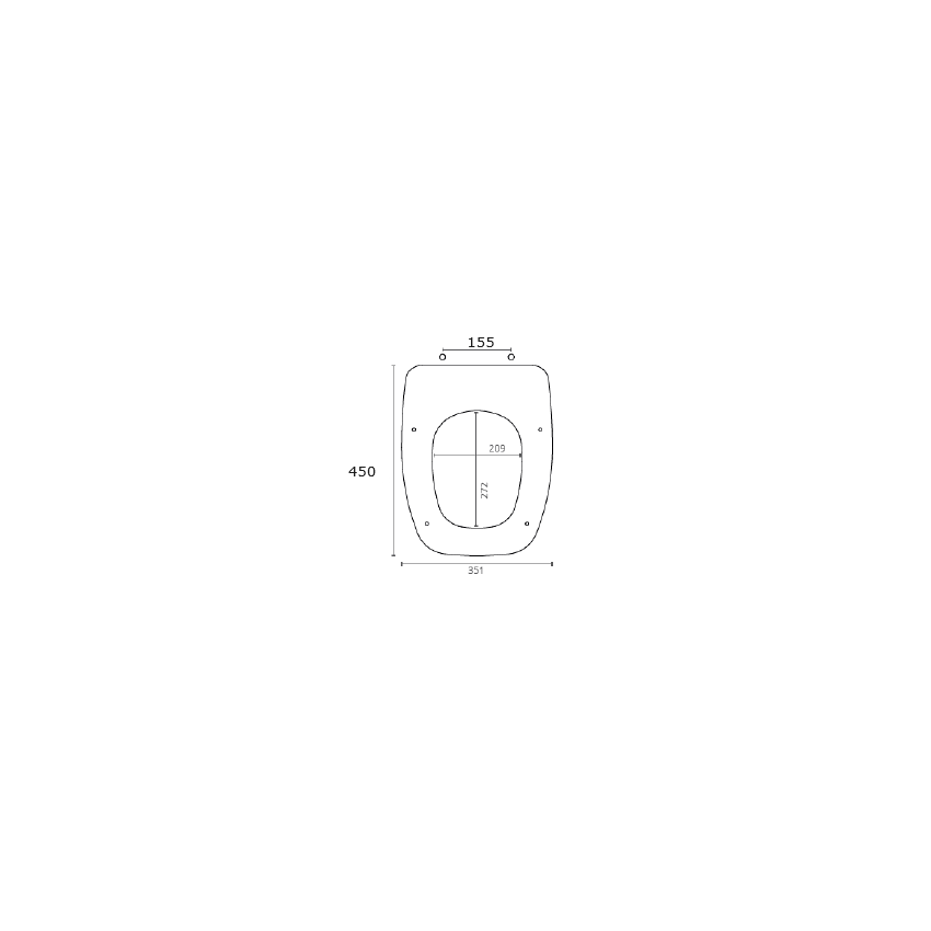 Sanita MDF CONCORDE white top