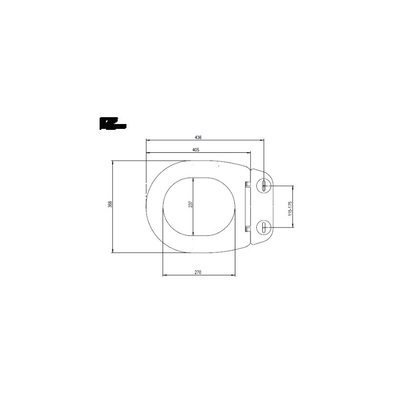 Toilet Seat PP MUNIQUE white