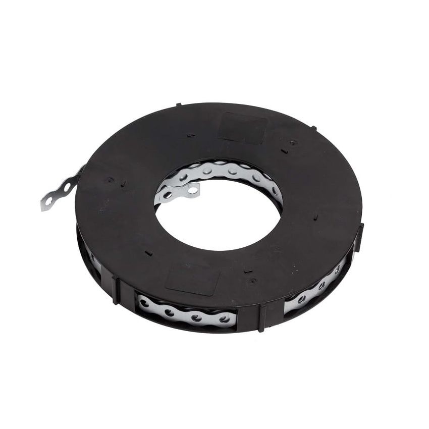 Ficelle perforée ondulée en tôle galvanisée 17mmx0,7mm (10 mètres)