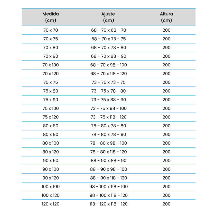Resguardo de Duche ITALBOX Leci A-N20 Cromado