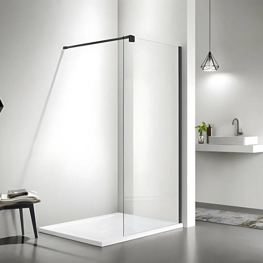 Painel de Duche EQ+ Milão Fixo Preto