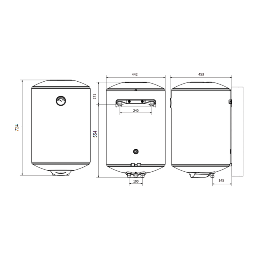 Termoacumulador 75L Nofer N