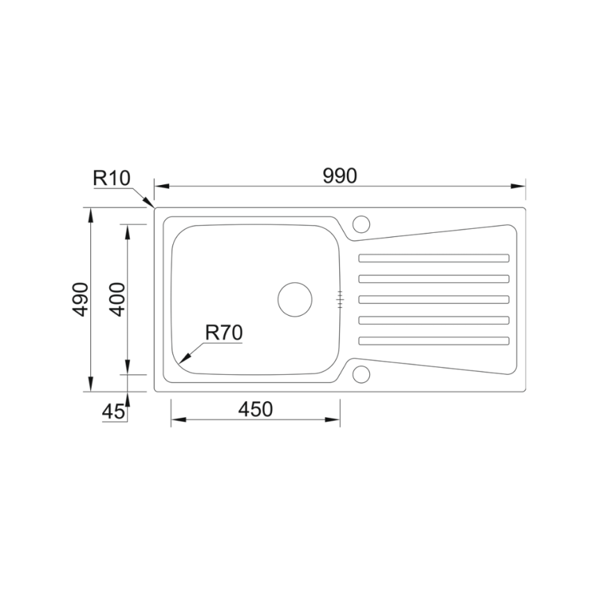 Lava-louça RODI Evolution 105 Polido IT