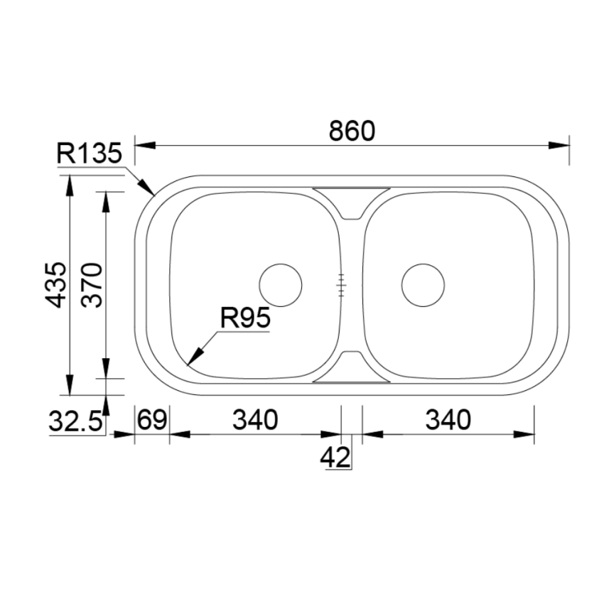 Lava-louça RODI Sevilla BB Polido EN