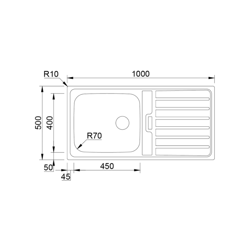 Lavabo RODI URBAN 105 (pulido)-1000x500