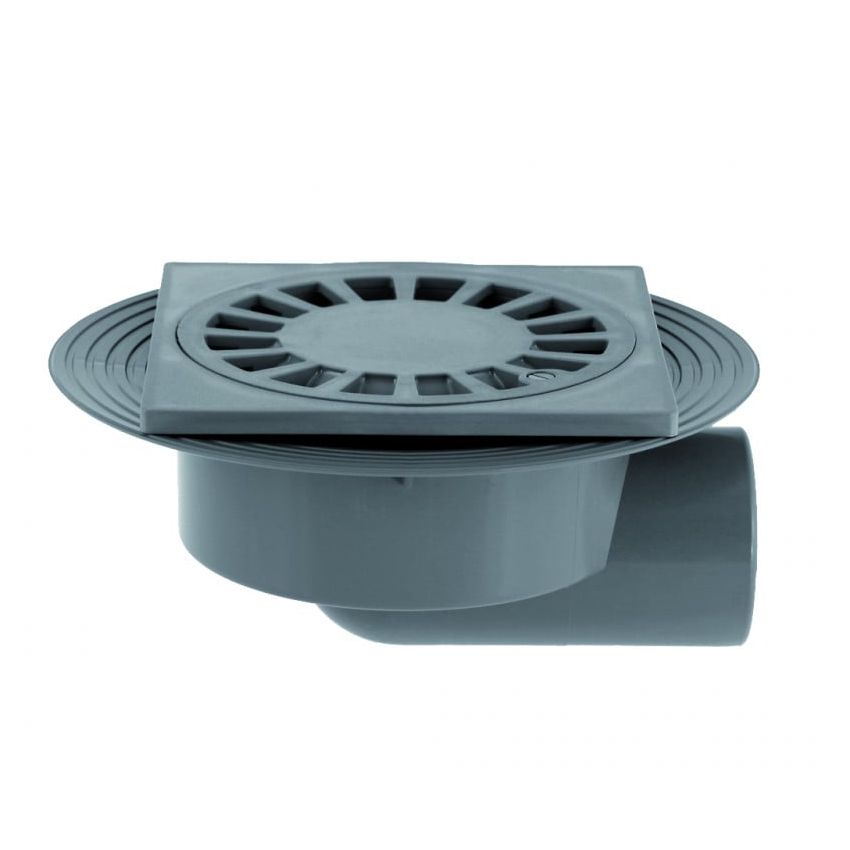 Exterior siphonic box JIMTEN 150x150 S-248 with curve D75 (08212)