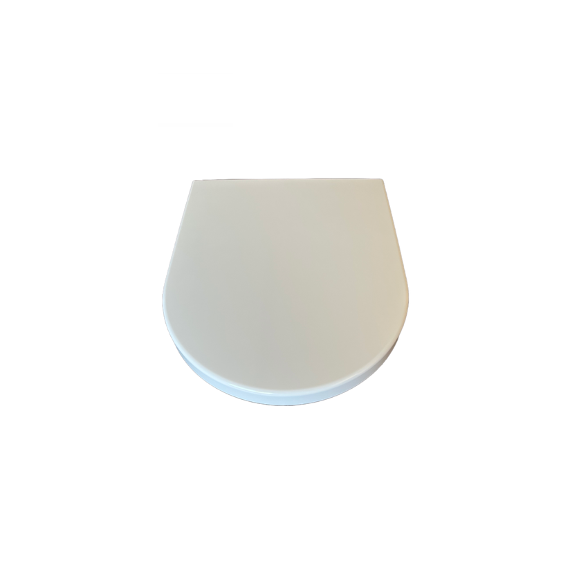 Sanitary Thermoset Toilet Seat BLOCK White Soft-Close