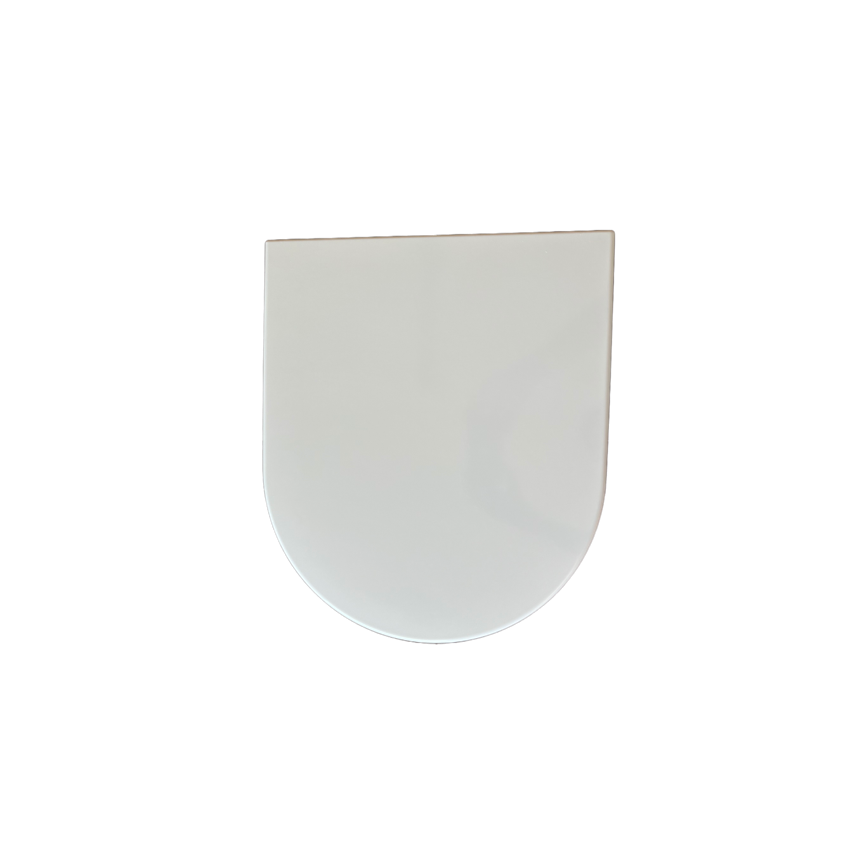 Sanitary Thermoset Toilet Seat BLOCK White Soft-Close