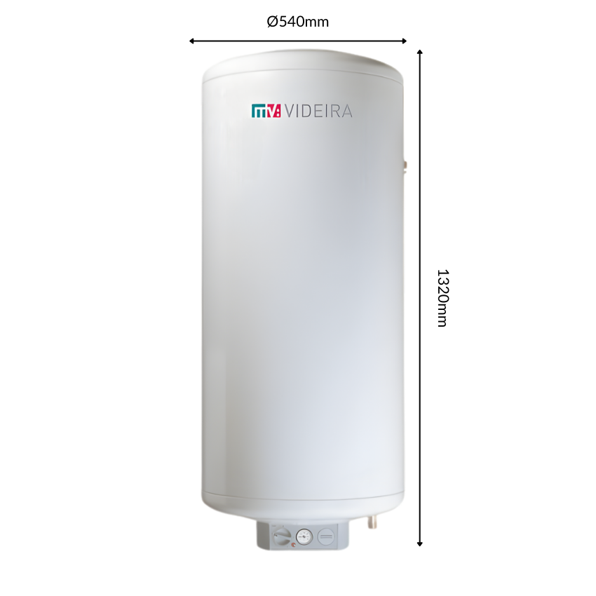 Electric Water Heater Copper VIDEIRA 150L VP (EURO-92)