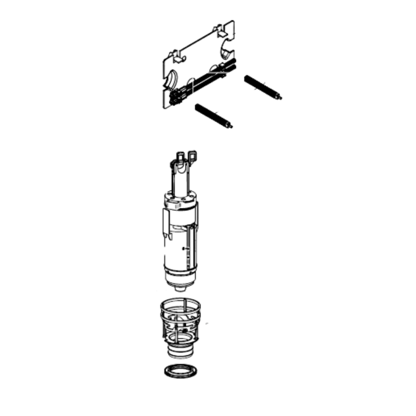 Válvula de Descarga ERIX para Autoclismo Interior