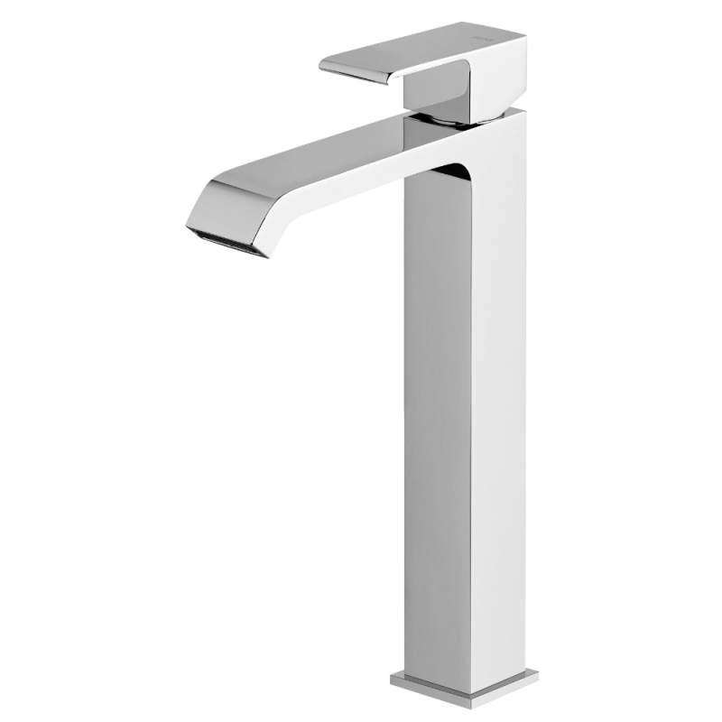 Monocomando de lavatório, para lavatórios altos com válvula clic-clac 1 1/4″ Bruma Linea - 182 214 1CR